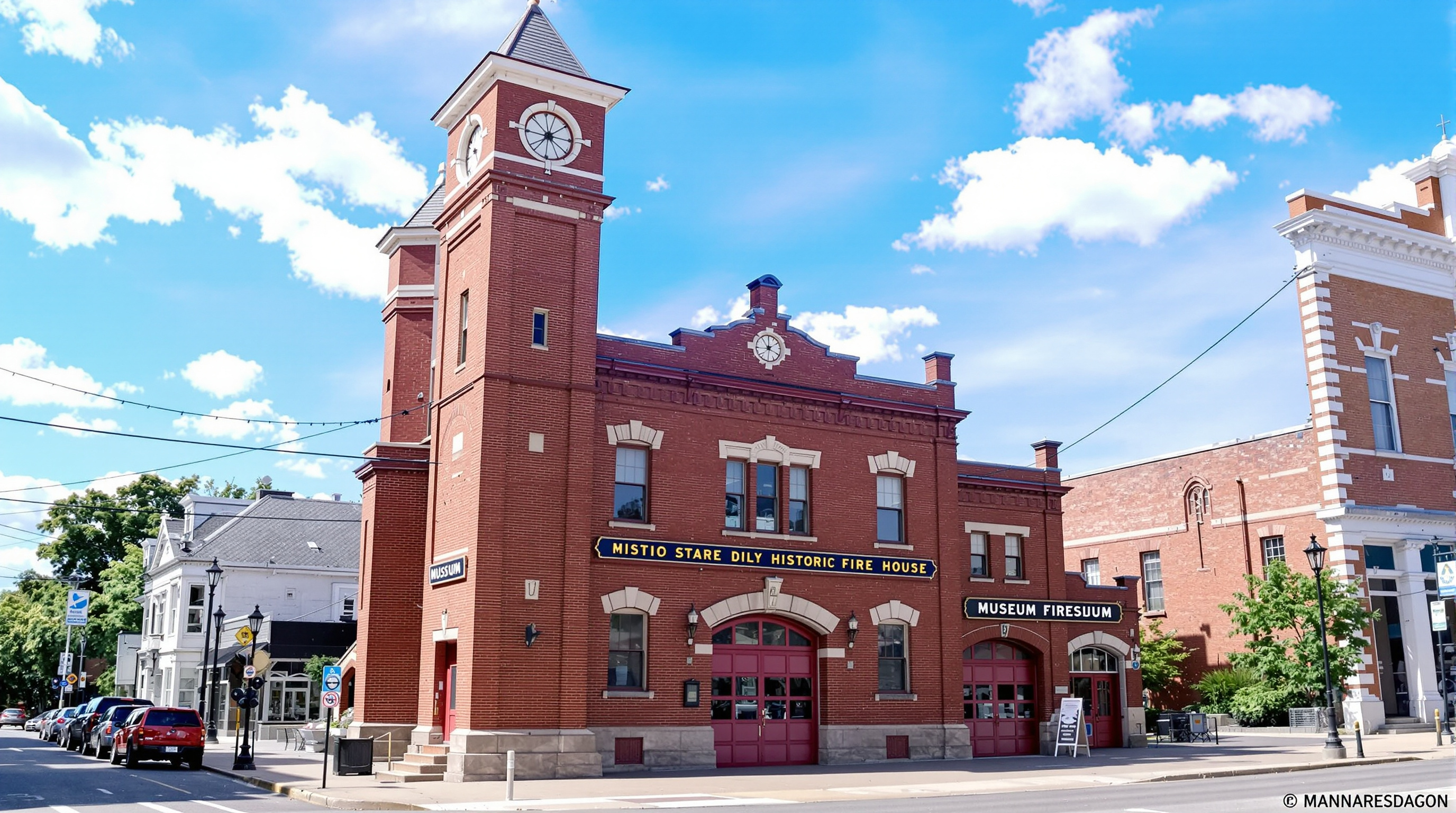 Michigan Firehouse Museum in historic Depot Town